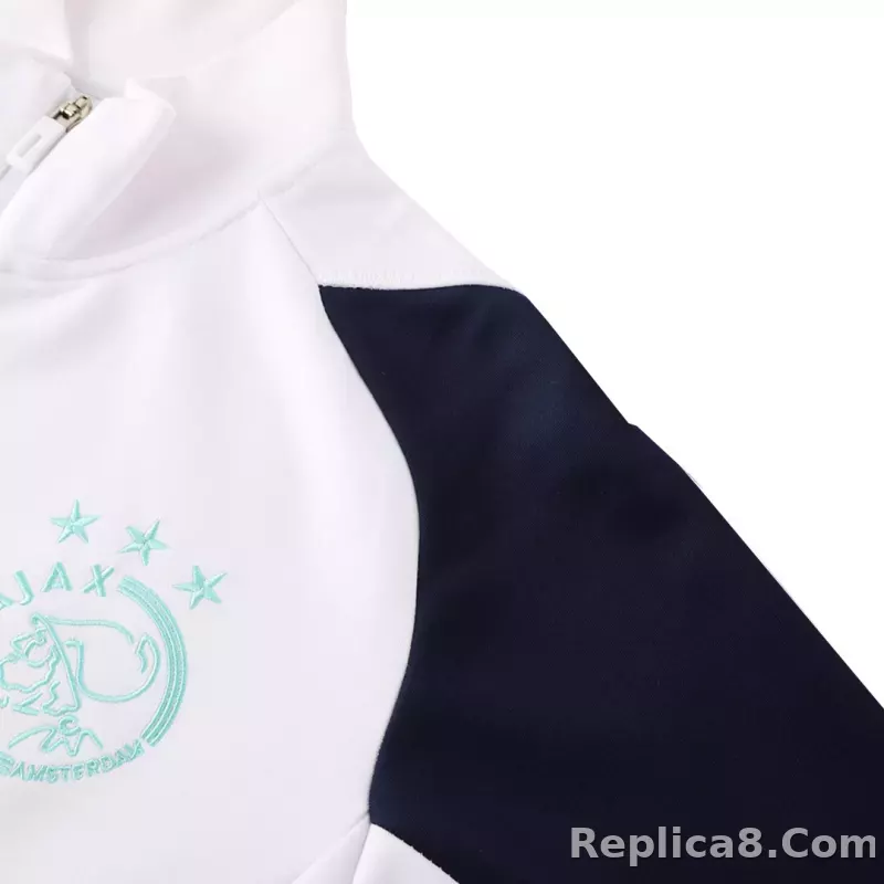 Ajax Training Kit (Jacket+Pants) White 2023/24 - detail