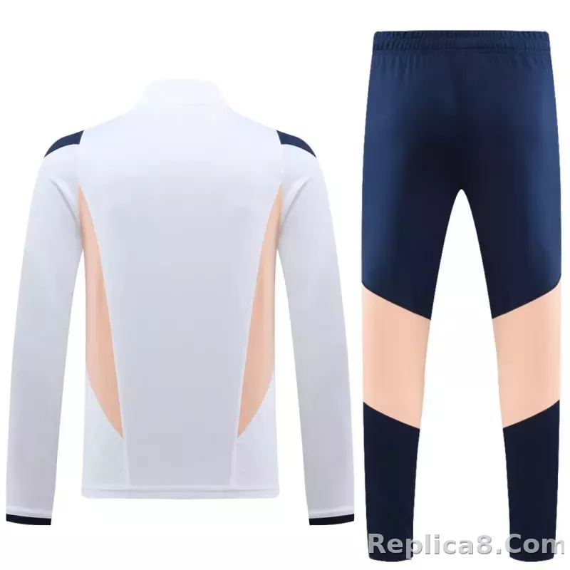 Ajax Zipper Sweat Kit(Top+Pants) White 2023/24 - detail
