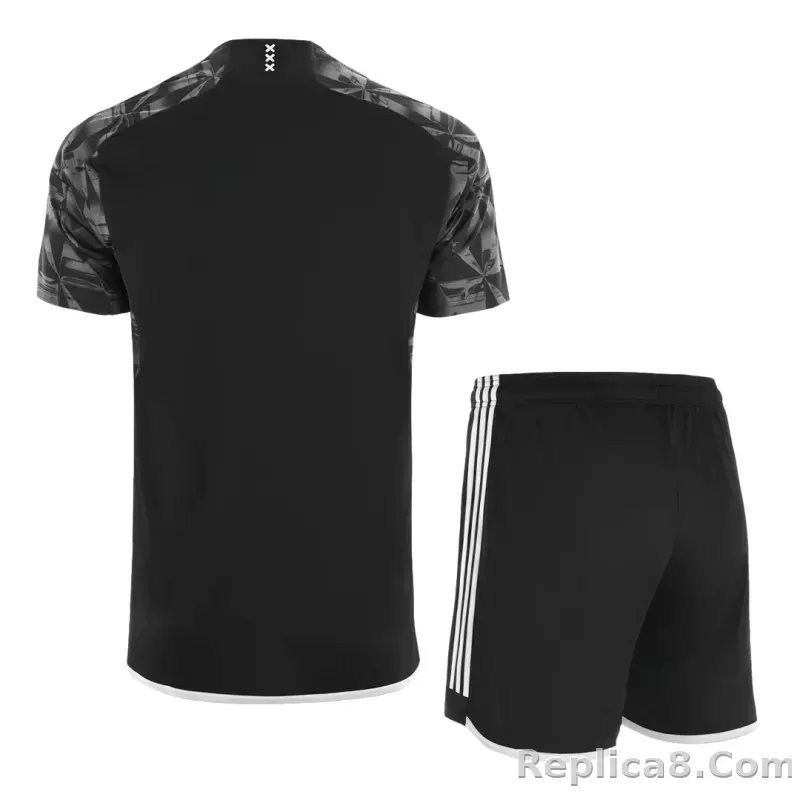 23-24 Ajax Third Away Kit Jersey+Shorts - detail