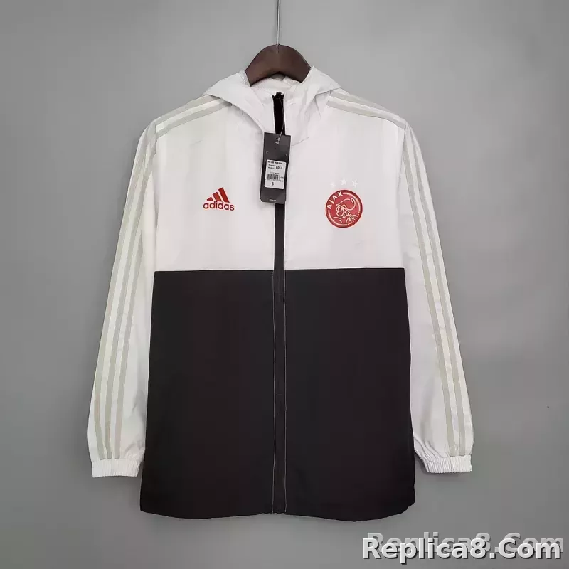 2021 Windbreaker Ajax Black & White - detail