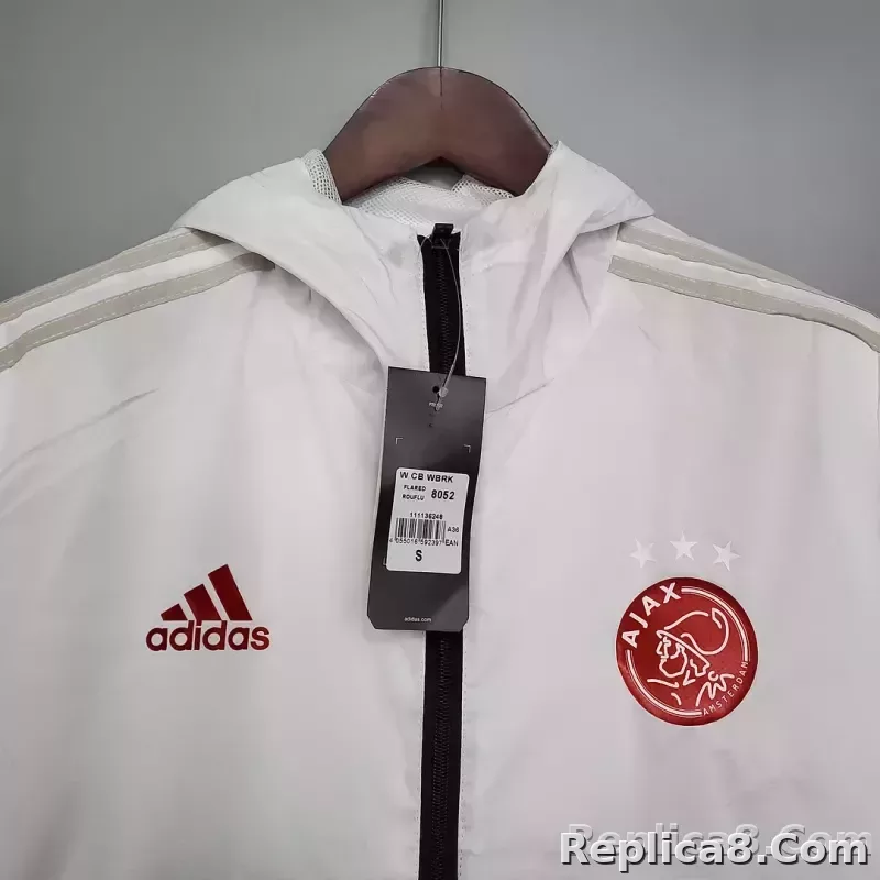 2021 Windbreaker Ajax Black & White - detail