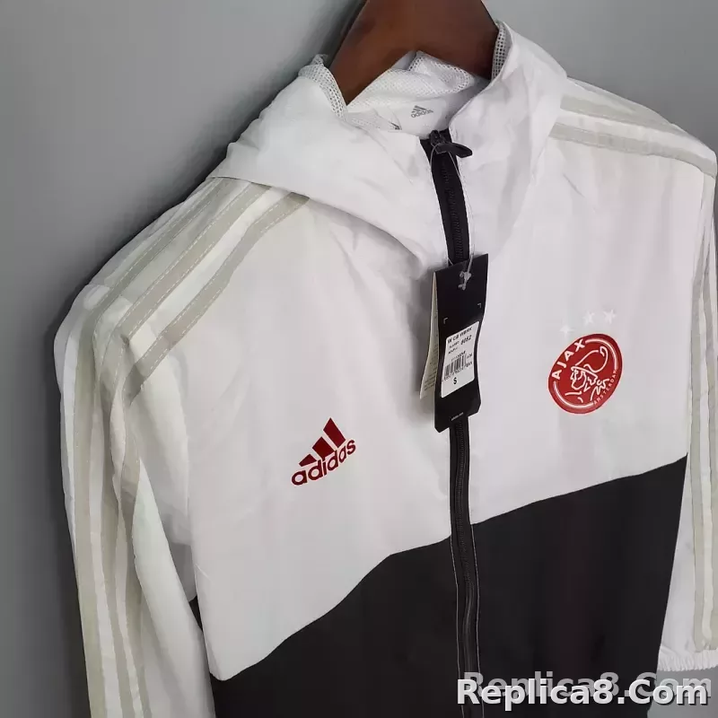 2021 Windbreaker Ajax Black & White - detail