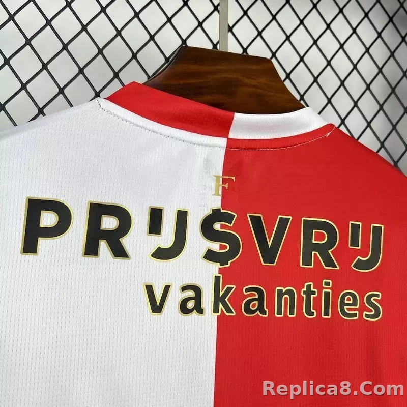 25-26 Feyenoord Home Soccer Jersey - detail