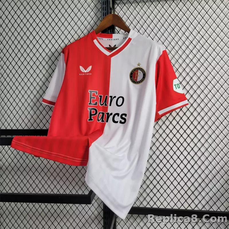 23-24 Feyenoord Home Jersey Fan Version - detail