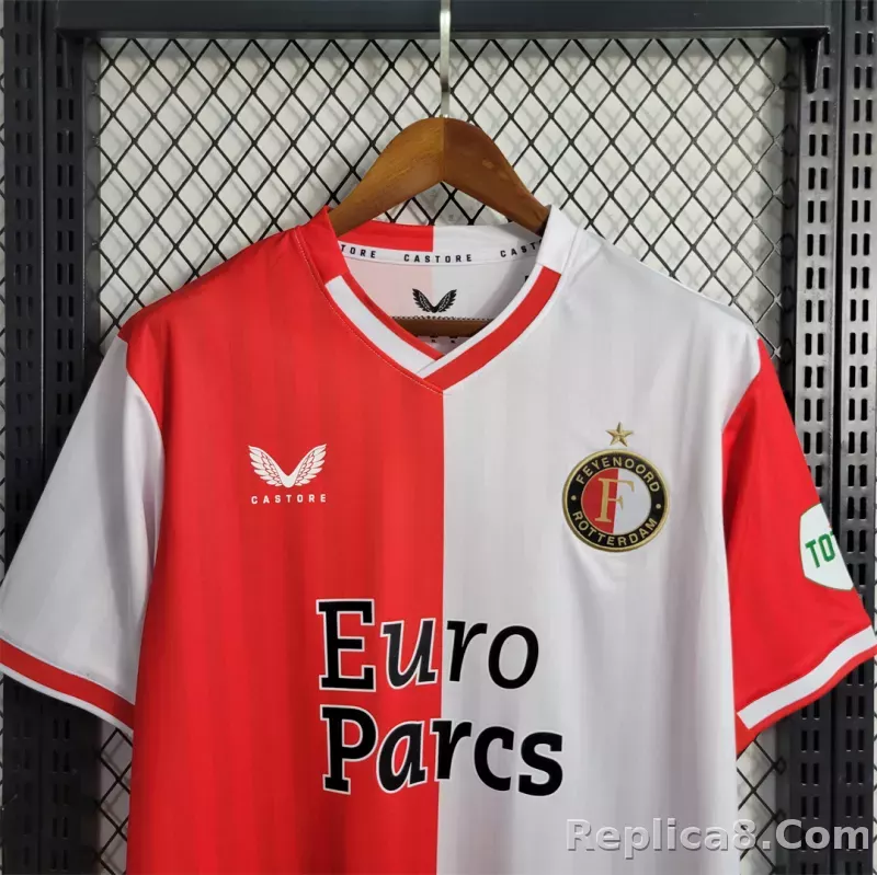 23-24 Feyenoord Home Jersey Fan Version - detail