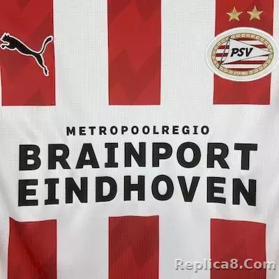 25-26 PSV Eindhoven Home Soccer Jersey - detail