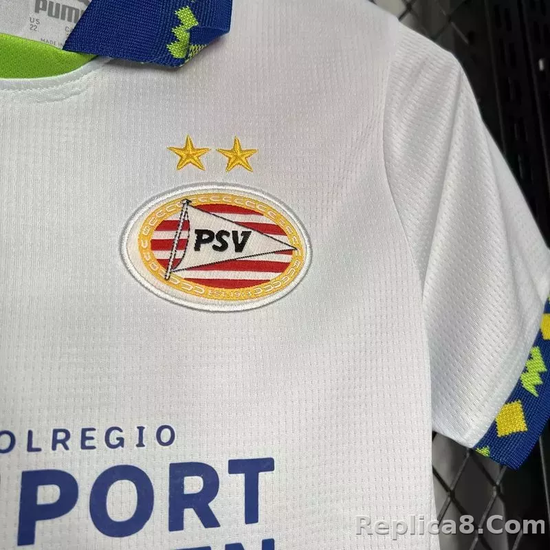 24-25 PSV Eindhoven Third Away Kids Kit Jersey+Shorts - detail