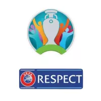 Original Player Issue UEFA Euro 2020 2021 Patch Badge + Respect - view 1