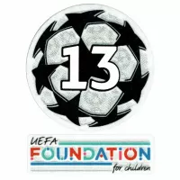 Original Player Issue UEFA Champions League Starball Real Madrid 13 Winner Patch Set Sporting ID - view 1