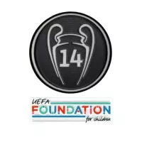 Original Player Issue 2022-23 UEFA Champions League Winner 14 Patch Real Madrid - view 1