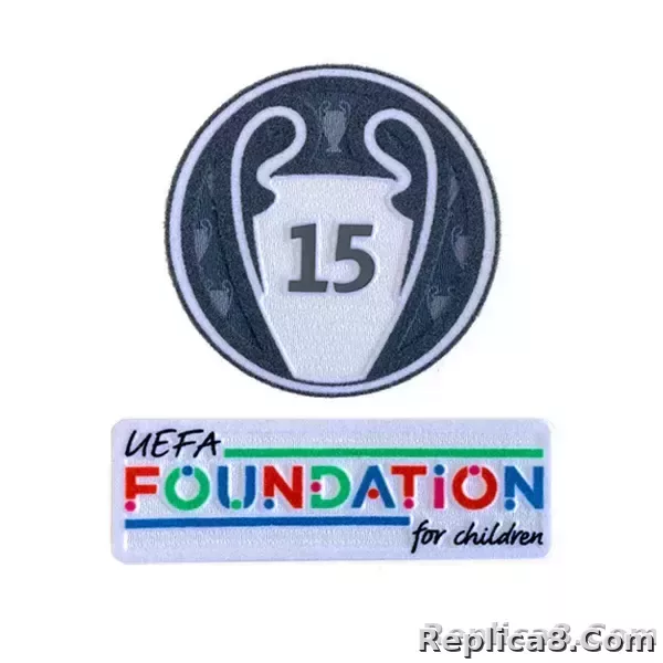 Real Madrid UEFA Champions League Patch Set 24/25