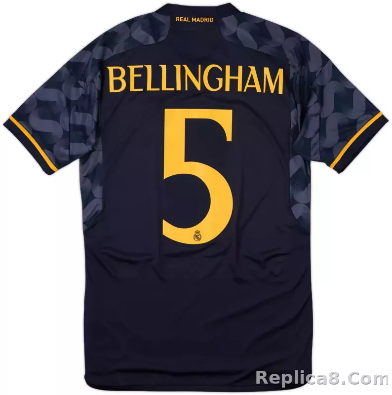 Real Madrid 23/24 #5 BELLINGHAM Away kit Nameset Printing