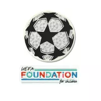 2021-24 Champions League UCL STARBALL & UEFA FOUNDATION Official Player Issue Size Badge Patch Set - view 1