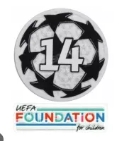 UEFA 2021-24 Real Madrid Champion League Youth Patch Set 14 (Foundation Patch Included) - view 1