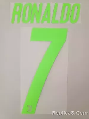 2019-20 Juventus "Palace" Name Number Set #7 RONALDO