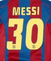 2004-06 Barcelona Home Name Number Set #30 MESSI - view 1
