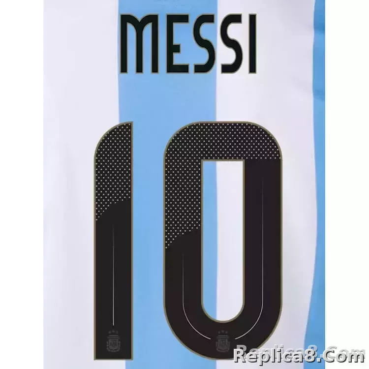 Argentina 2024/25 Home Messi #10 Jersey Name Set