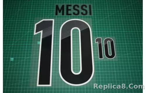 2012-13 Argentina Home Name Number Set #10 - detail