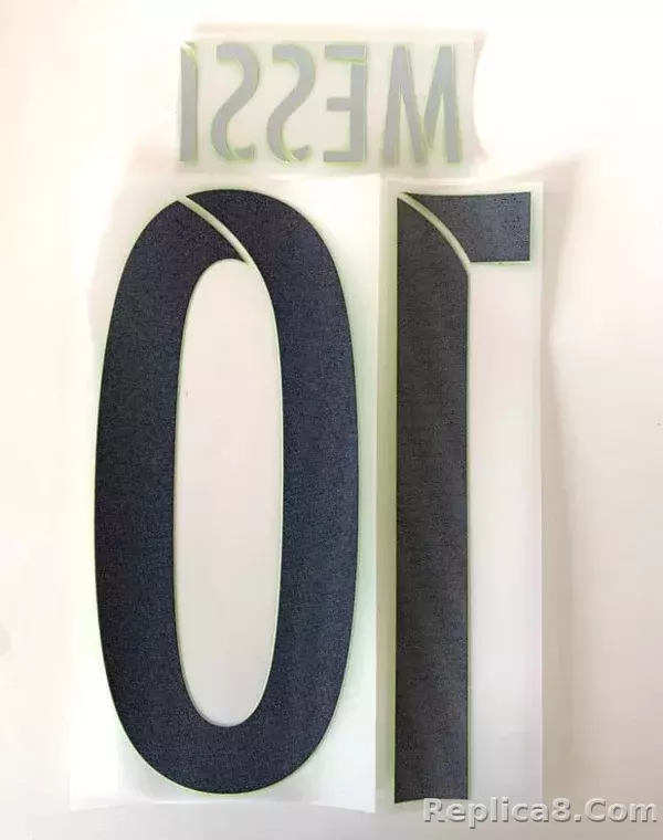 2016-17 Barcelona Third Name Set #10 MESSI - detail