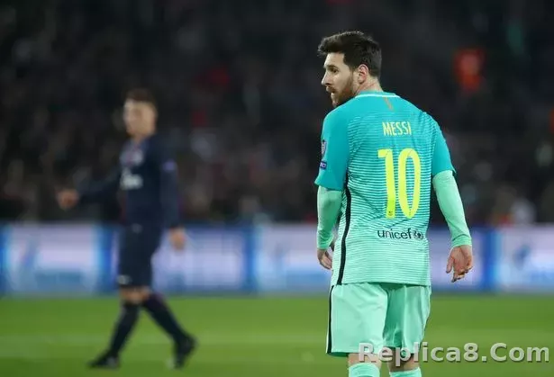 2016-17 Barcelona Third Name Set #10 MESSI - detail