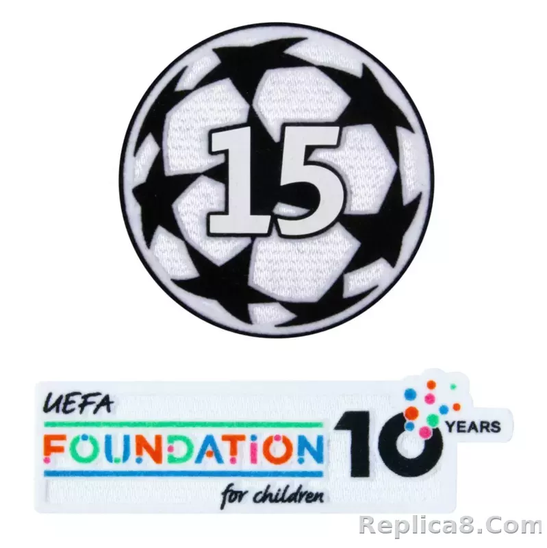 2025-26 UEFA Champions League Real Madrid Starball 15 Winner + Foundation Patch