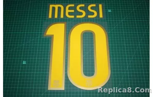Barcelona 08/09 #10 MESSI Homekit / 3rd Awaykit Nameset Printing