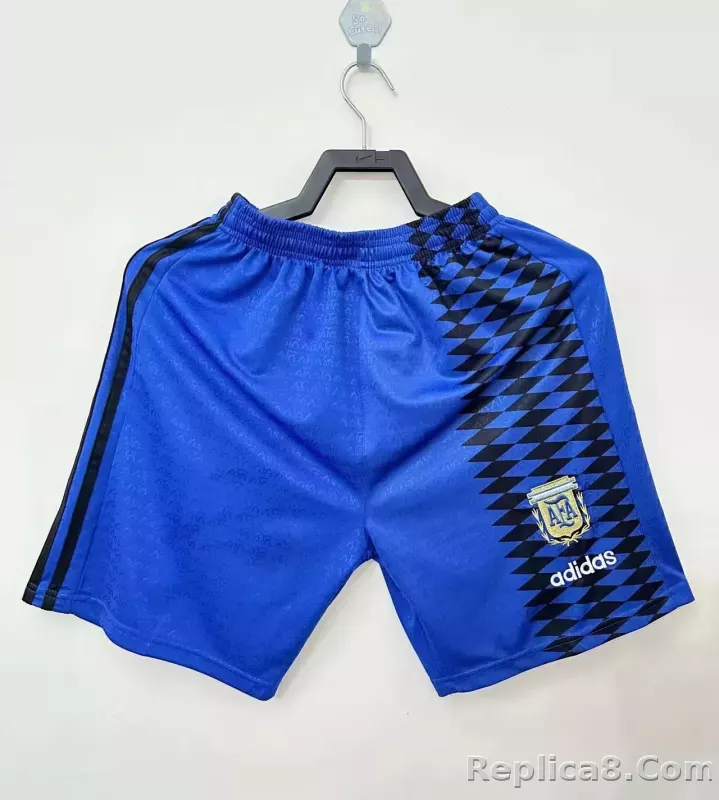 1994 Argentina Soccer Shorts Away Replica