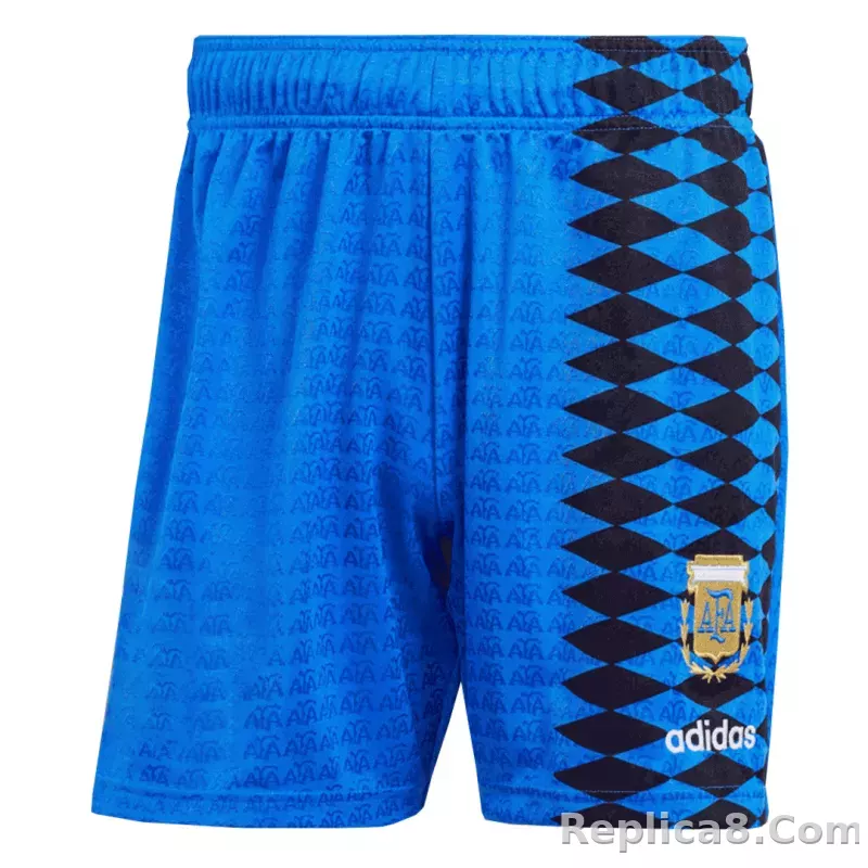 1994 Argentina Soccer Shorts Away Replica - detail