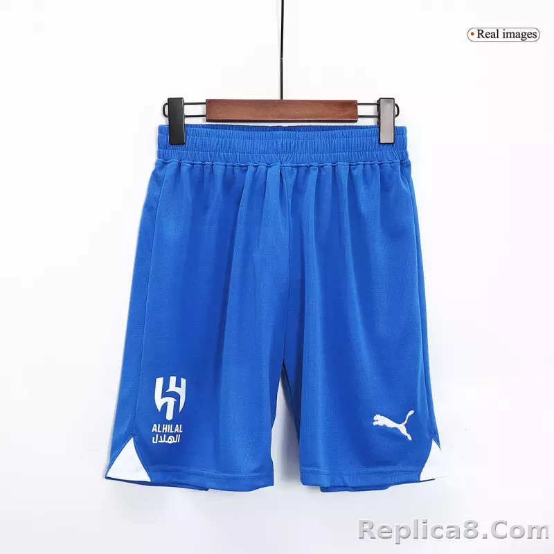 23-24 Al Hilal SFC Home Soccer Shorts - detail