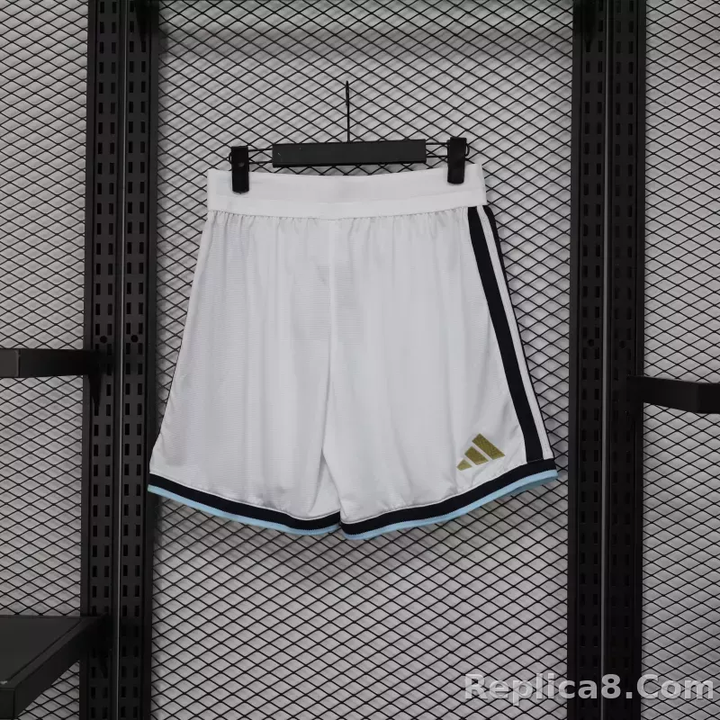 2026 Argentina Home World Cup Shorts Player Version White - detail