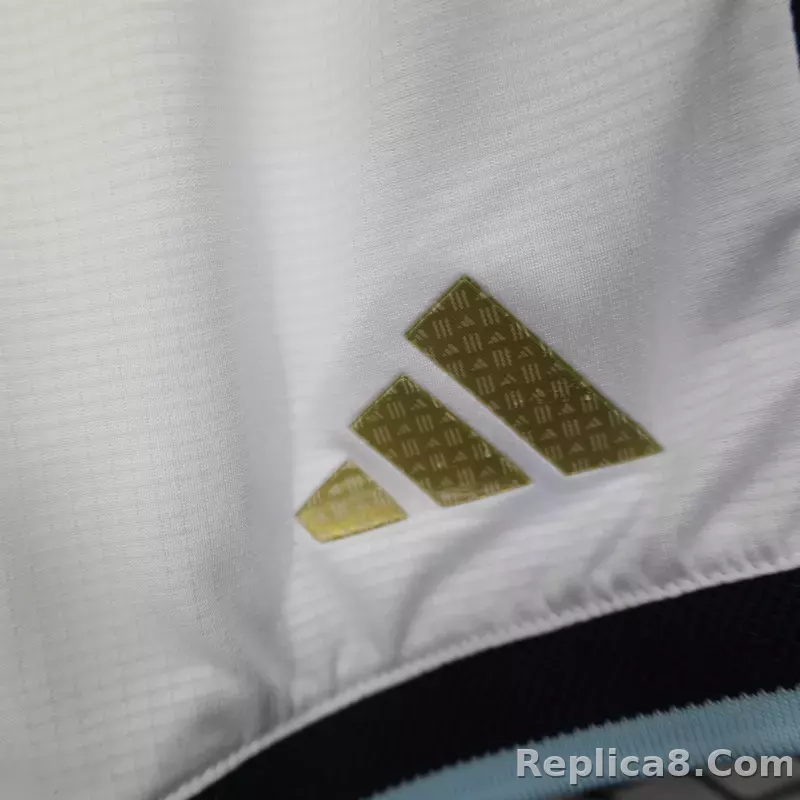 2026 Argentina Home World Cup Shorts Player Version White - detail