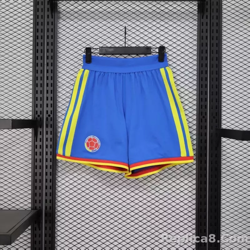 2026 Colombia Home World Cup Shorts Player Version