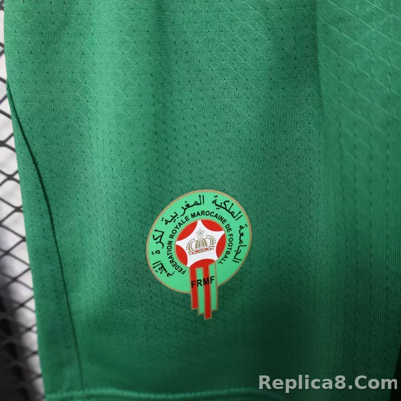 2026 Morocco Home World Cup Soccer Shorts Player Version - detail