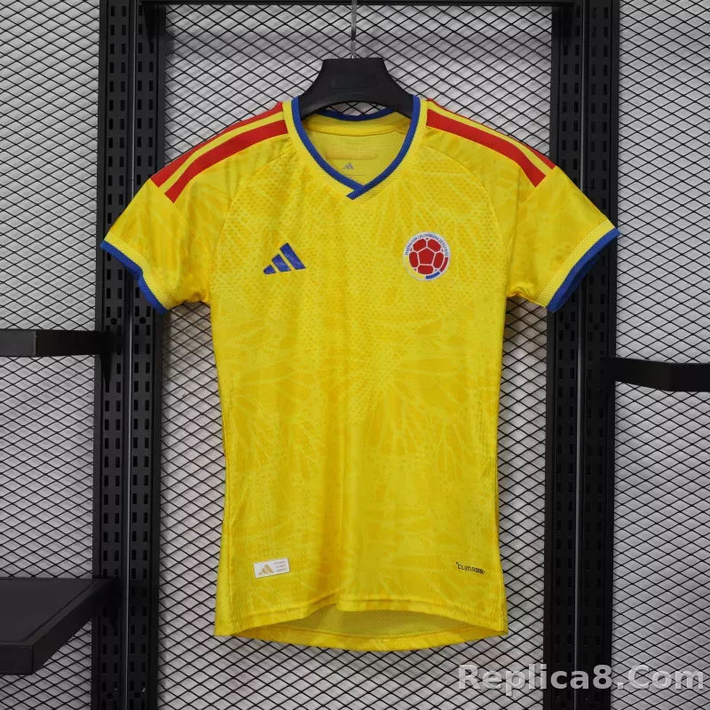 2026 Colombia Home World Cup Women Soccer Jersey Player Version