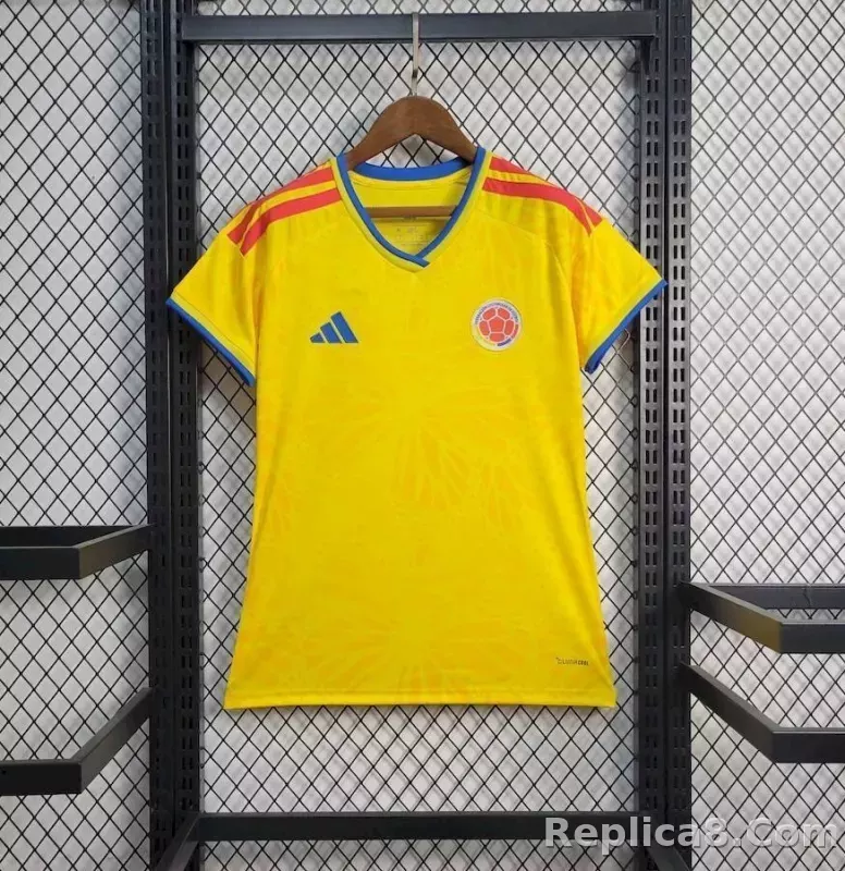 2026 Colombia Home World Cup Women Soccer Jersey