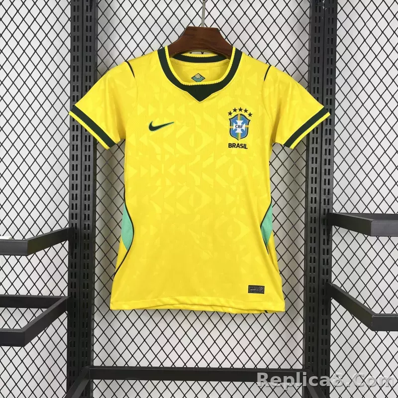 2026 Brazil Home World Cup Womens Football Jersey