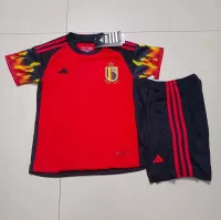 2022 Belgium World Cup Home Kids Kit Jersey+Shorts - view 1