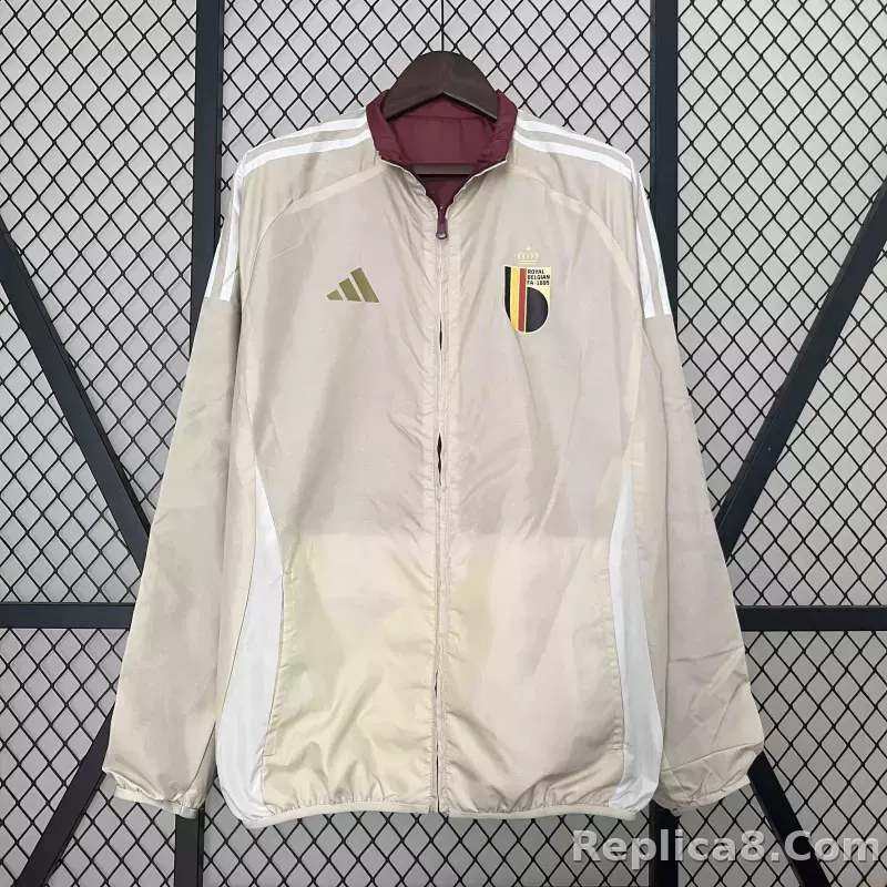 2024 Belgium Reversible Double-Sides Windbreaker Jacket - detail