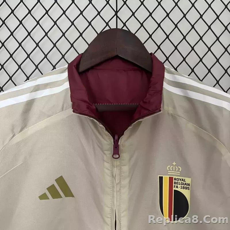 2024 Belgium Reversible Double-Sides Windbreaker Jacket - detail