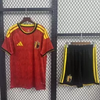 2026 Belgium World Cup Home Football Kids Kit Jersey+Shorts - view 1