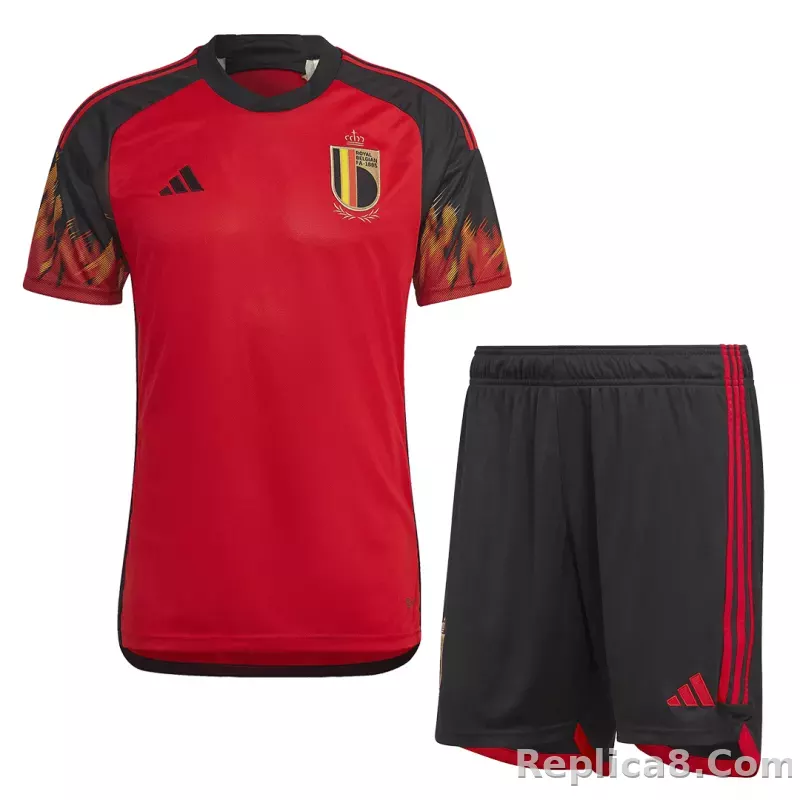 2022 Belgium World Cup Home Kit Jersey+Shorts
