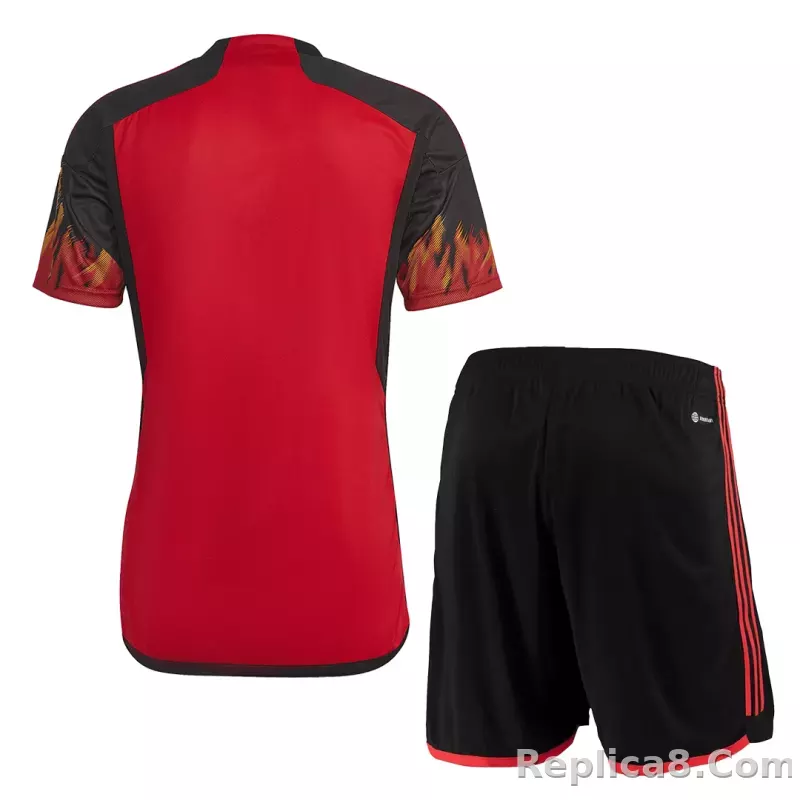 2022 Belgium World Cup Home Kit Jersey+Shorts - detail