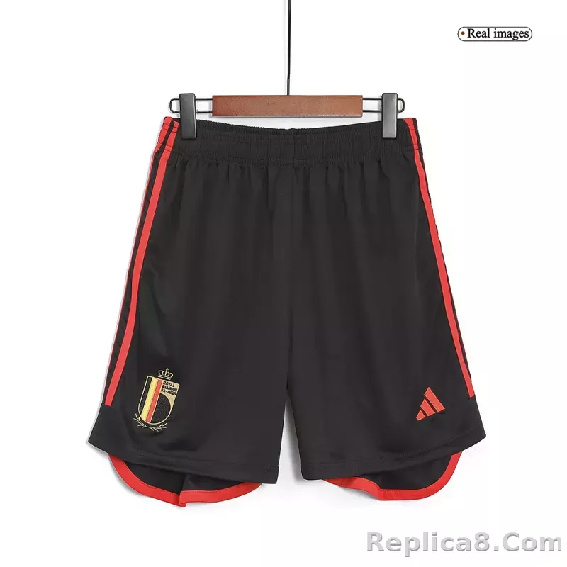 2022 Belgium World Cup Home Soccer Shorts - detail