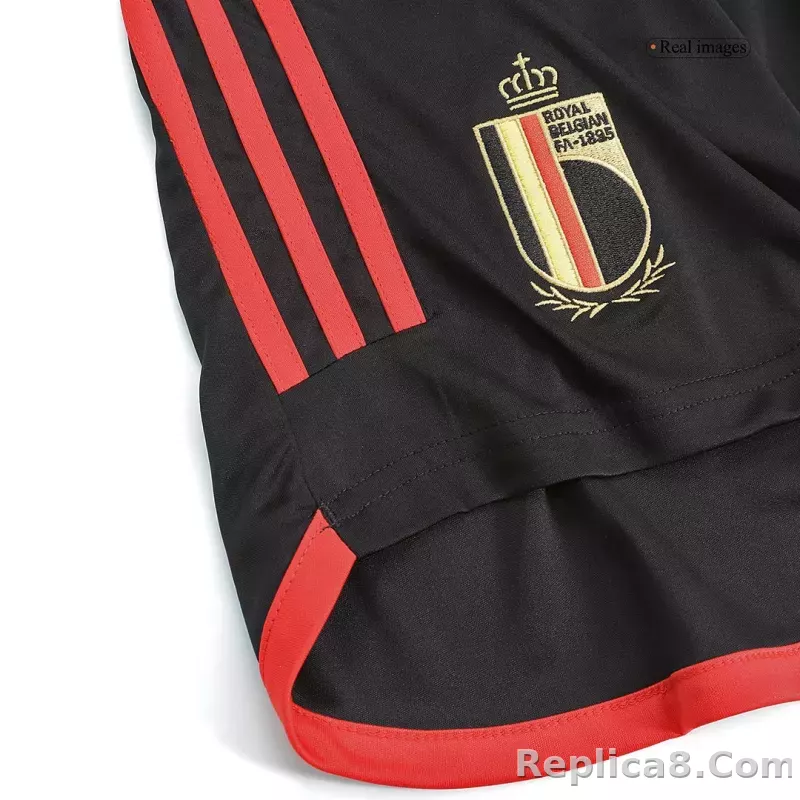 2022 Belgium World Cup Home Soccer Shorts - detail