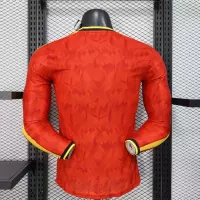 2026 Belgium World Cup Home Football Jersey Player Version Long Sleeve - view 3