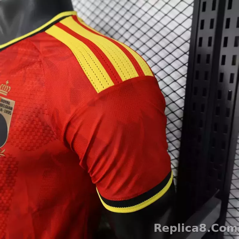 2026 Belgium World Cup Home Football Jersey Player Version - detail