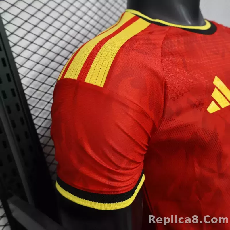 2026 Belgium World Cup Home Football Jersey Player Version - detail