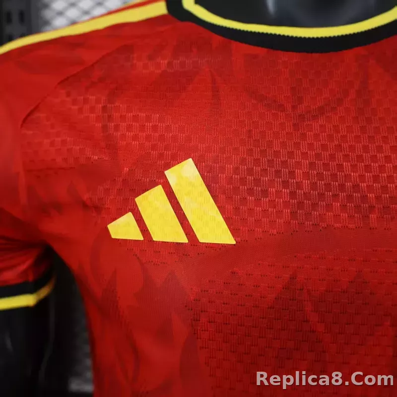 2026 Belgium World Cup Home Football Jersey Player Version - detail