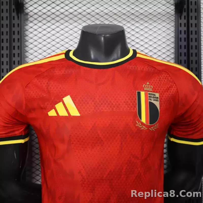 2026 Belgium World Cup Home Football Jersey Player Version - detail