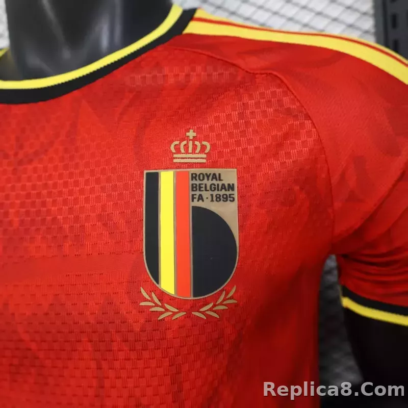 2026 Belgium World Cup Home Football Jersey Player Version - detail